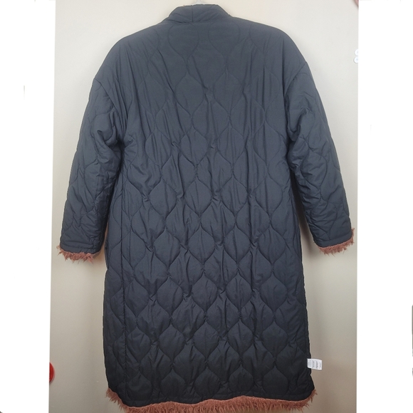 Faux Fur Reversible Long Jacket - Picture 8 of 8